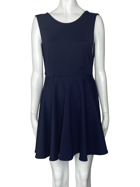 Vestido Tobi Mini Sin Mangas Azul-Talla S