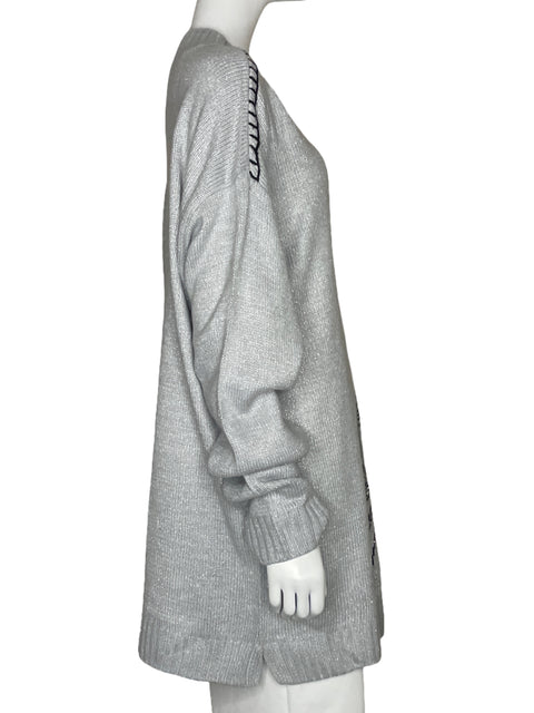 Abrigo Karl Lagerfeld Torre Eiffel Gris - Talla XL