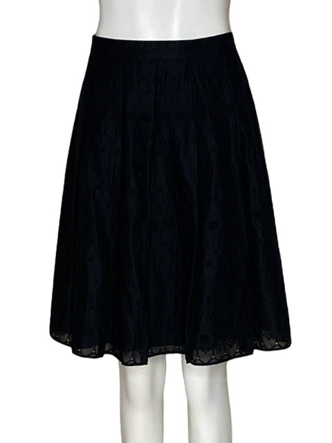 Falda Calvin Klein Tablas Azul-Talla 12