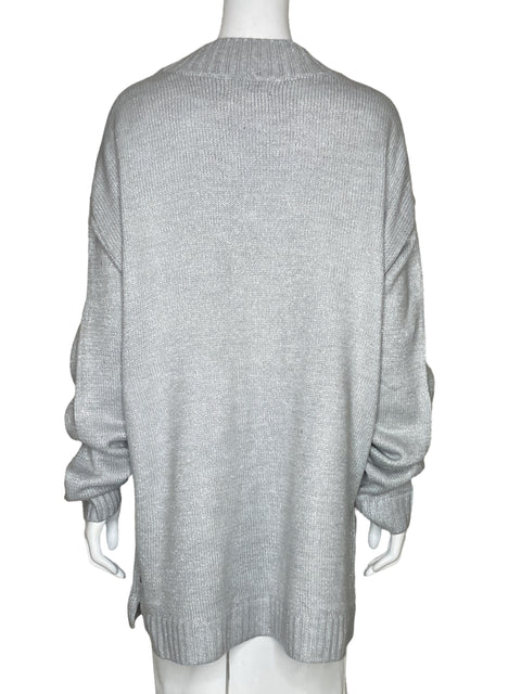Abrigo Karl Lagerfeld Torre Eiffel Gris - Talla XL