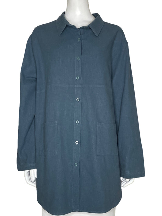 Camisa Minibee Fluida Azul - Talla 2XL