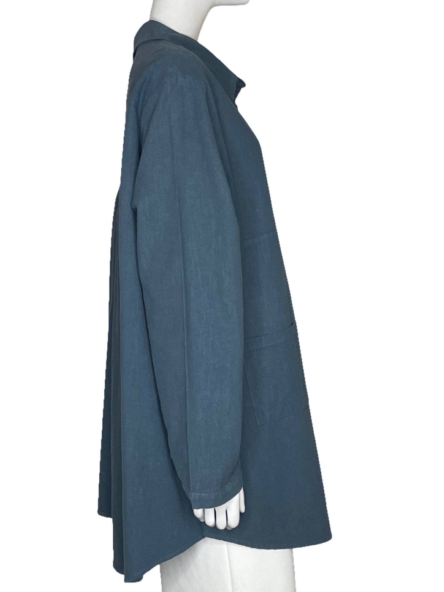 Camisa Minibee Fluida Azul - Talla 2XL
