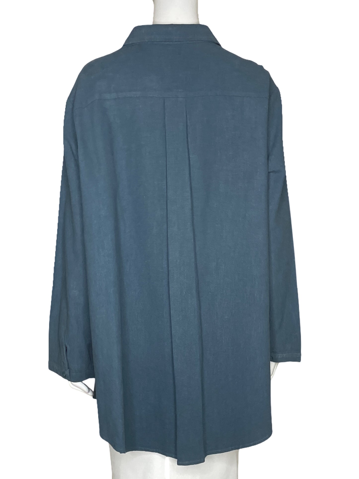 Camisa Minibee Fluida Azul - Talla 2XL