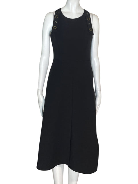 Vestido BCBG MIDI Sin Mangas Negro- Talla 0
