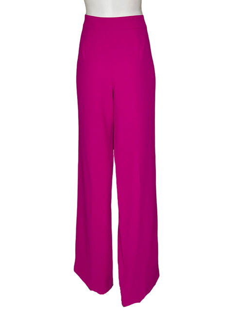 Pantalón Zara Recto Fucsia-Talla L