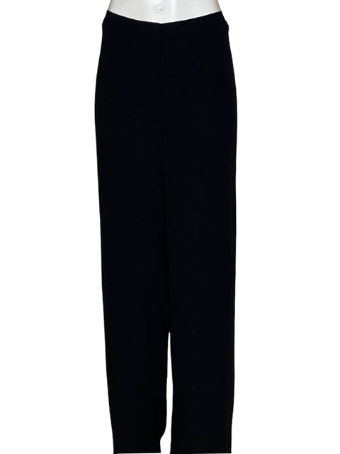 Pantalón Eileen Fisher Recto Negro-Talla 10