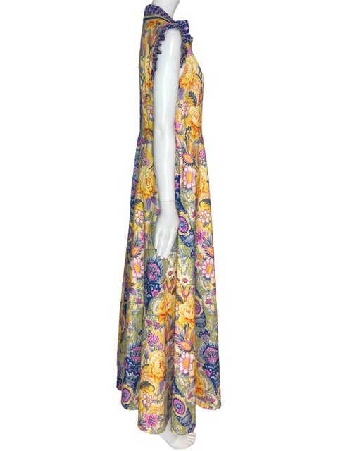 Vestido Karolina Estampado Amarillo- Talla S