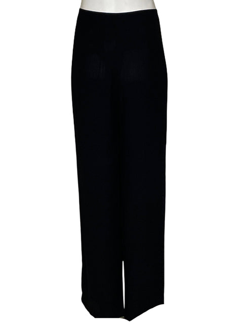 Pantalón Eileen Fisher Recto Negro-Talla 10