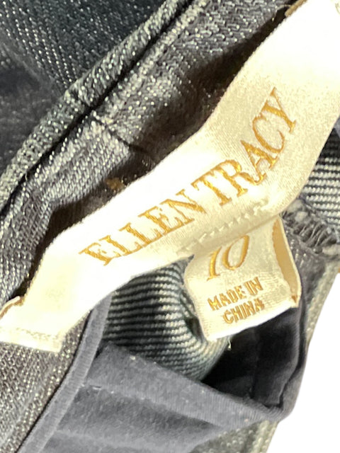 Pantalón Ellen Tracy Jean Recto Azul-Talla 10