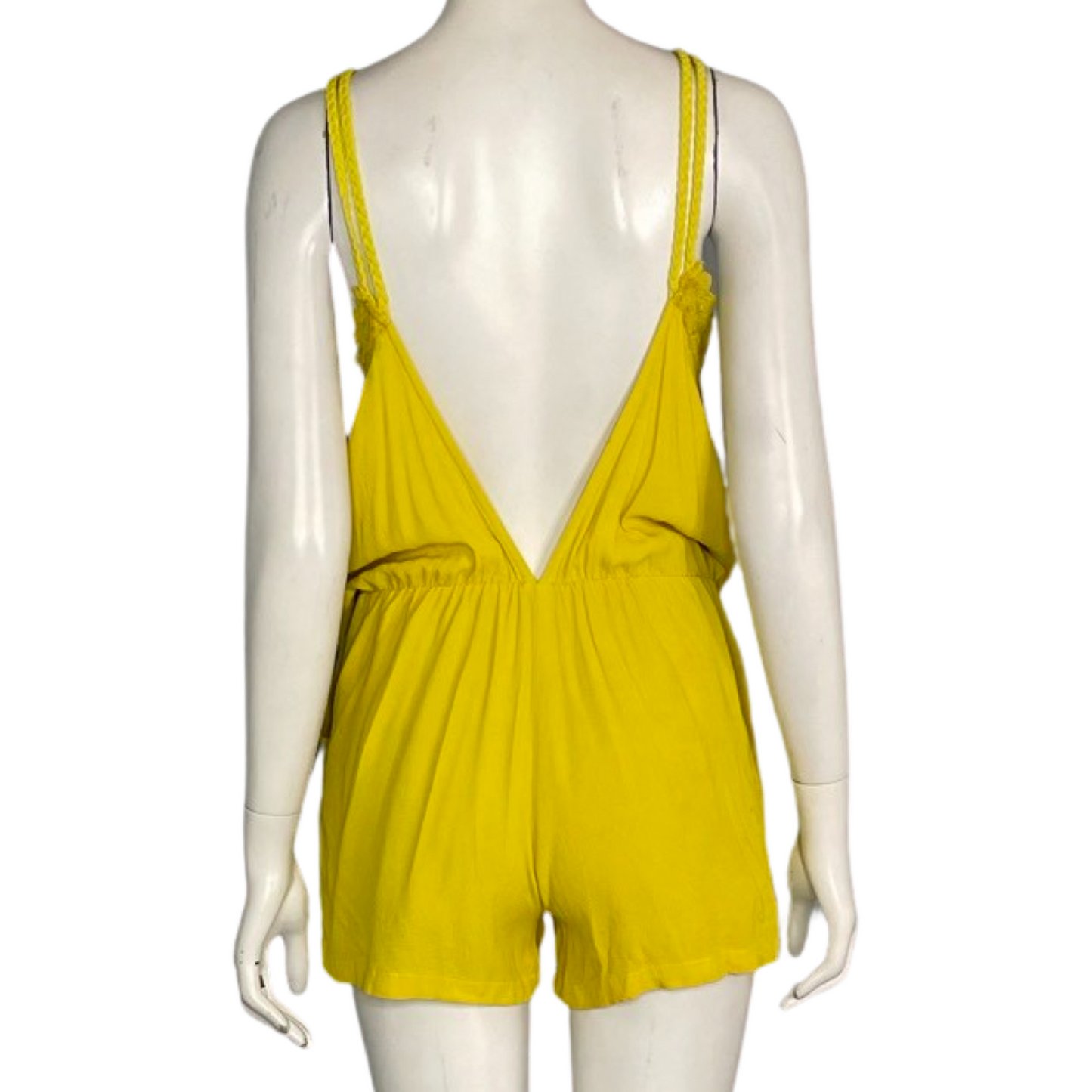 Romper Studio F Tiras Amarillo - Talla 8