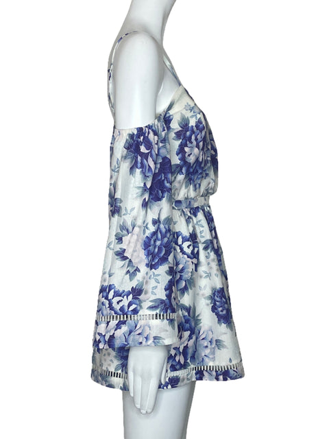 Romper Elliatt Estampado Floral Blanco-Talla XS