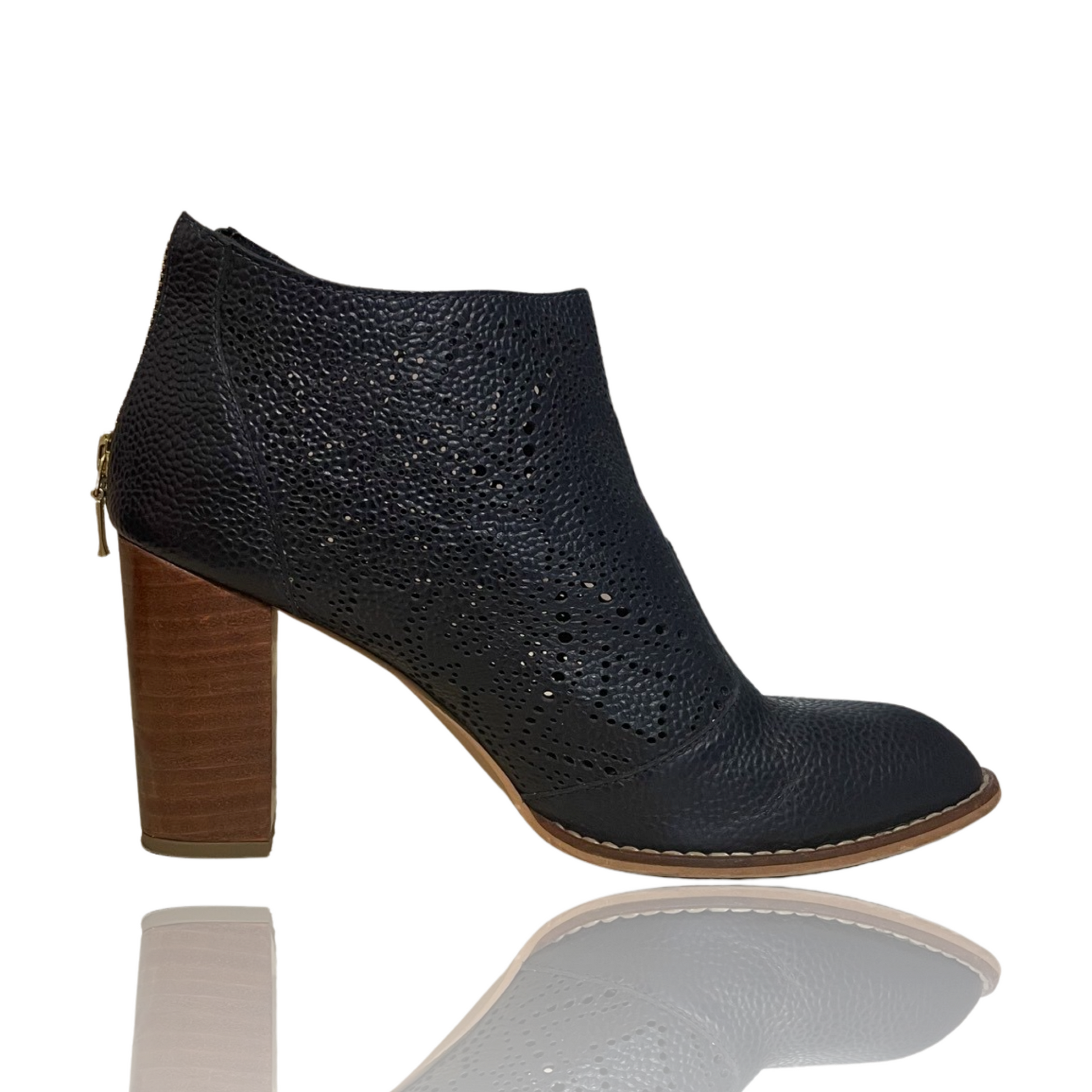 Calzado Bon Bonite Botines Azul Talla 36 The Preloved Shop