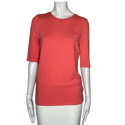 Blusa Ted Baker Medio Hombro Naranja-Talla 3