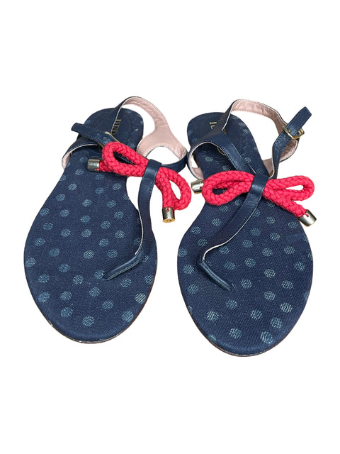 Calzado Red Valentino Flip Flops Azul-Talla 37