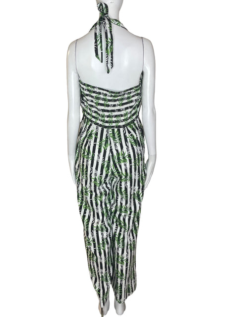 Mono XOXO Estampado Palmera Verde- Talla L