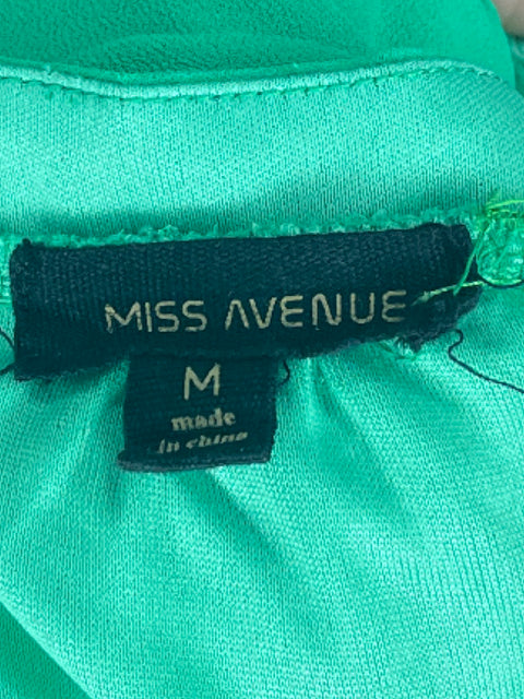 Vestido Miss Avenue Mini Encaje Verde-Talla M