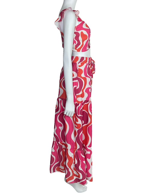 Set Egoiste Top+Falda Rojo-Talla P