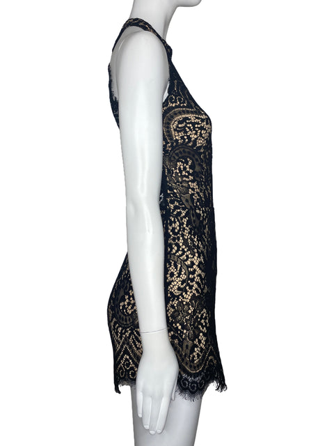 Romper Luxxel Halter Encaje Negro-Talla S
