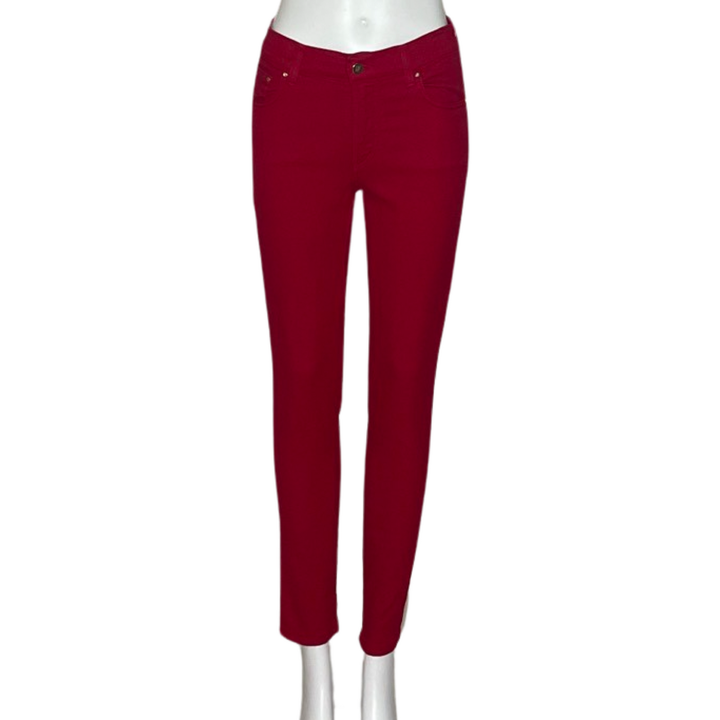 Pantalón Carolina Herrera Tucan Bordado Rojo-Talla 2