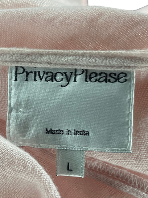 Vestido Privacy Please Botones Rosado- Talla L