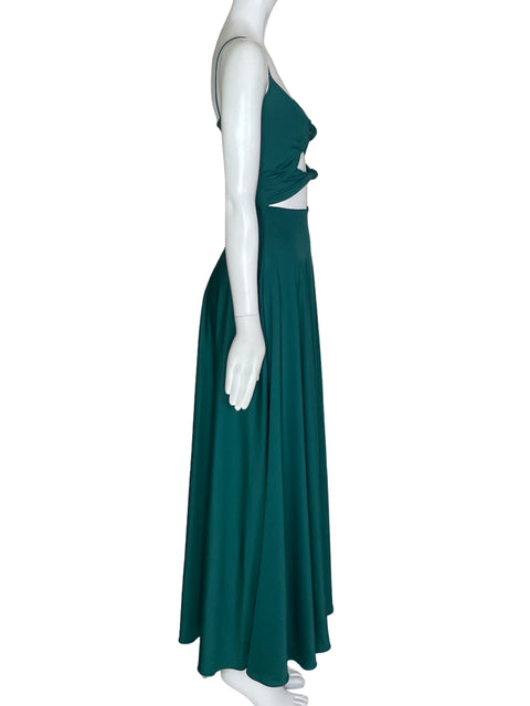 Vestido Bianca Mar Maxi Tirantes Verde-Talla S