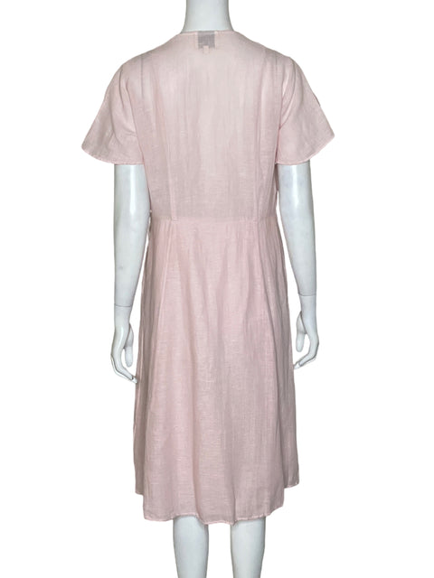 Vestido Privacy Please Botones Rosado- Talla L