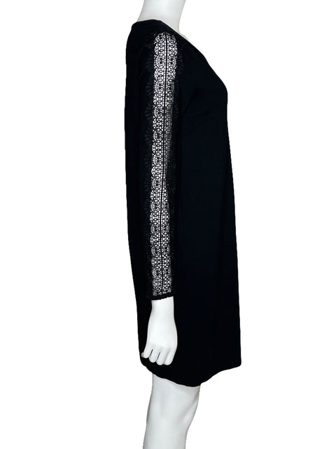 Vestido Tahari Mini Encaje Negro-Talla S