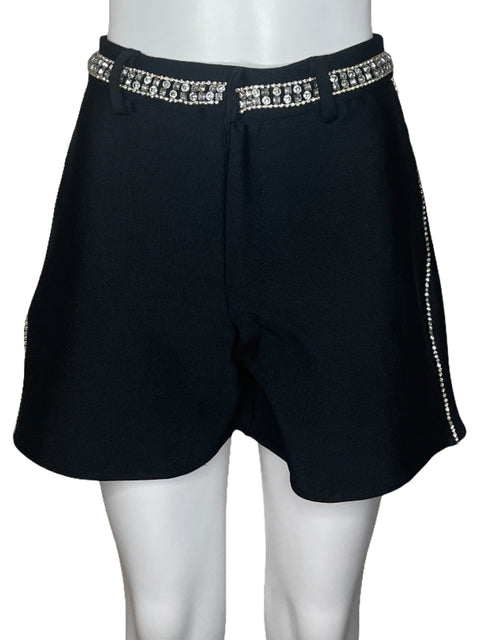 Short Nylon Apparel Pedreria Negro-Talla M