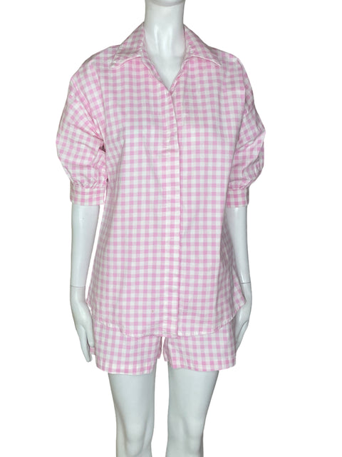 Set Studio F Cuadros Rosados- Talla S