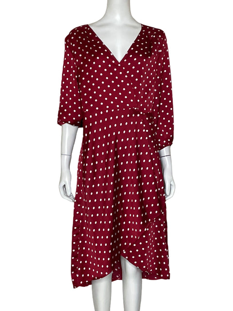 Vestido In The Style Lunares Rojo-Talla 14