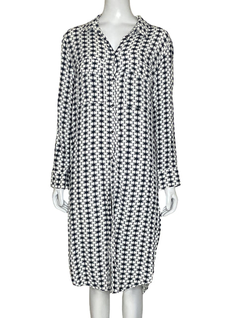 Vestido MNG suit Estampado Azul-Talla 4