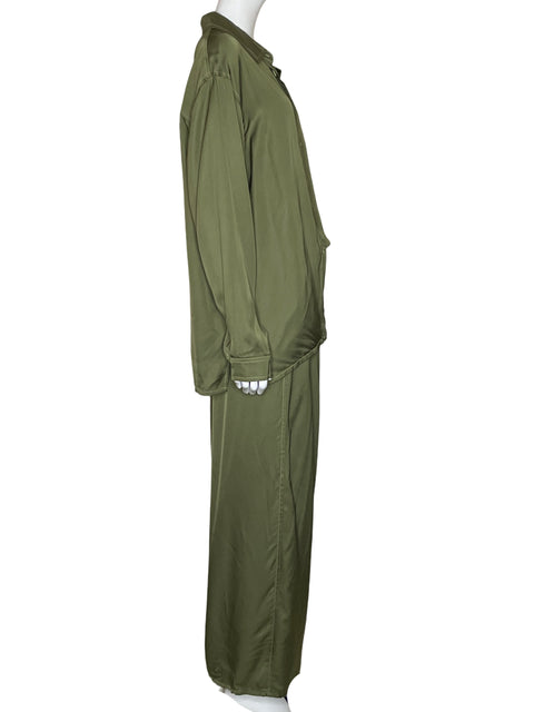 Set Parfois Satinado Verde-Talla M/L