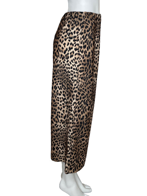 Pantalón University Club Animal Print Beige-Talla M