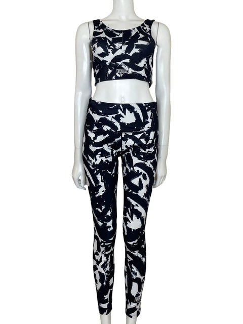 Set Everlast Pant+Top Deportivo Blanco-Talla L