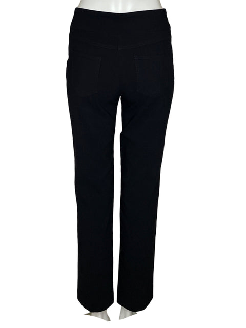 Pantalón Ruby Rd. Slim Fit Negro-Talla 8