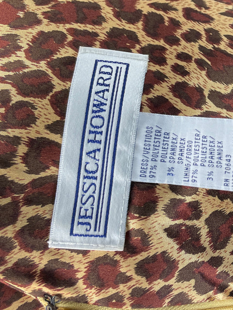 Vestido Jessica Howard Animal Print-Talla 8