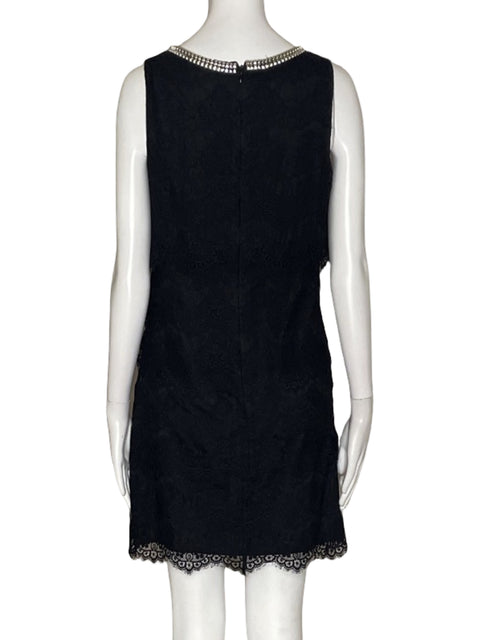 Vestido Jessica Simpsom Encaje Negro-Talla S