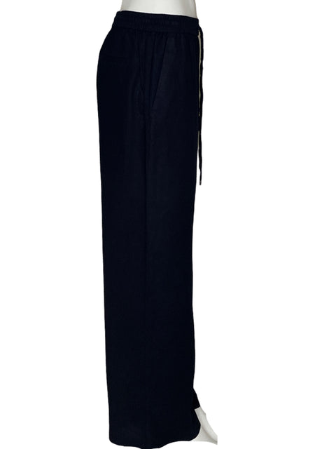 Pantalón Zara Straight Ajustable Azul-Talla L