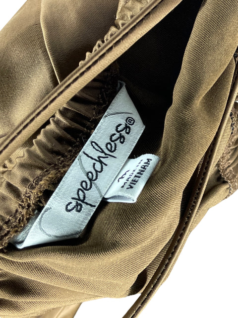 Vestido Speechless Cutout Mini Marròn-Talla M