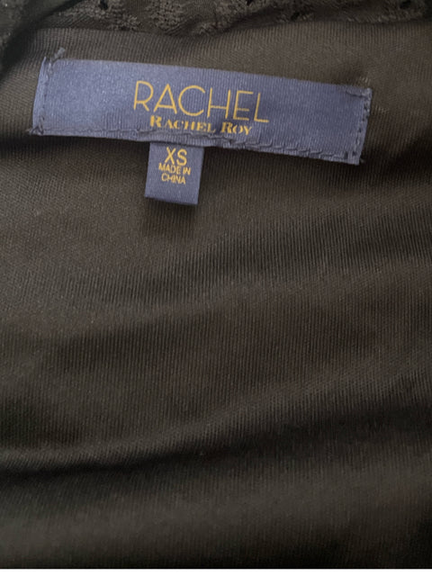 Vestido Rachel Roy Manga Larga Negro- Talla Xs