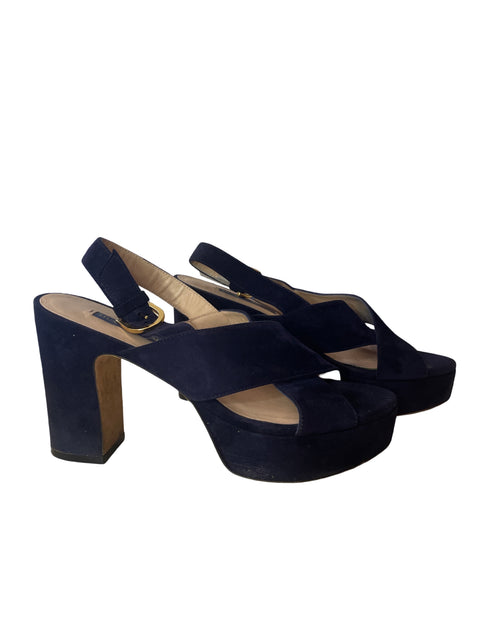 Calzado Stuart Weitzman Cruzados Azul- Talla 8