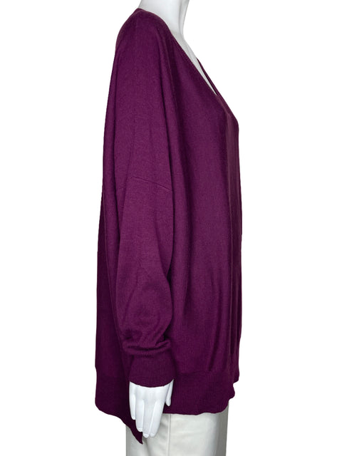 Sueter Eileen Fisher Overside Morado-Talla L