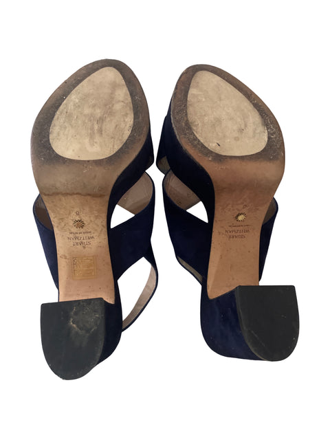 Calzado Stuart Weitzman Cruzados Azul- Talla 8