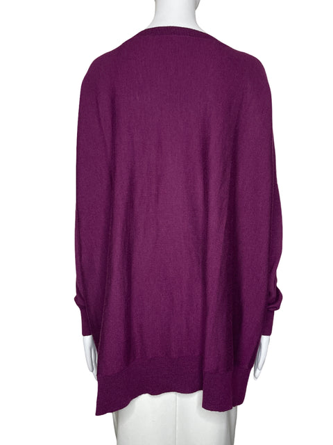 Sueter Eileen Fisher Overside Morado-Talla L