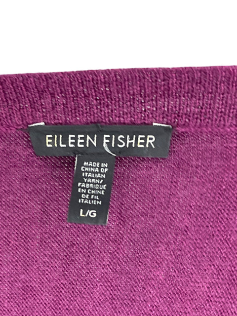 Sueter Eileen Fisher Overside Morado-Talla L