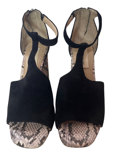 Calzado Antonio Melani Tacon Cuadrado Negro- Talla 8