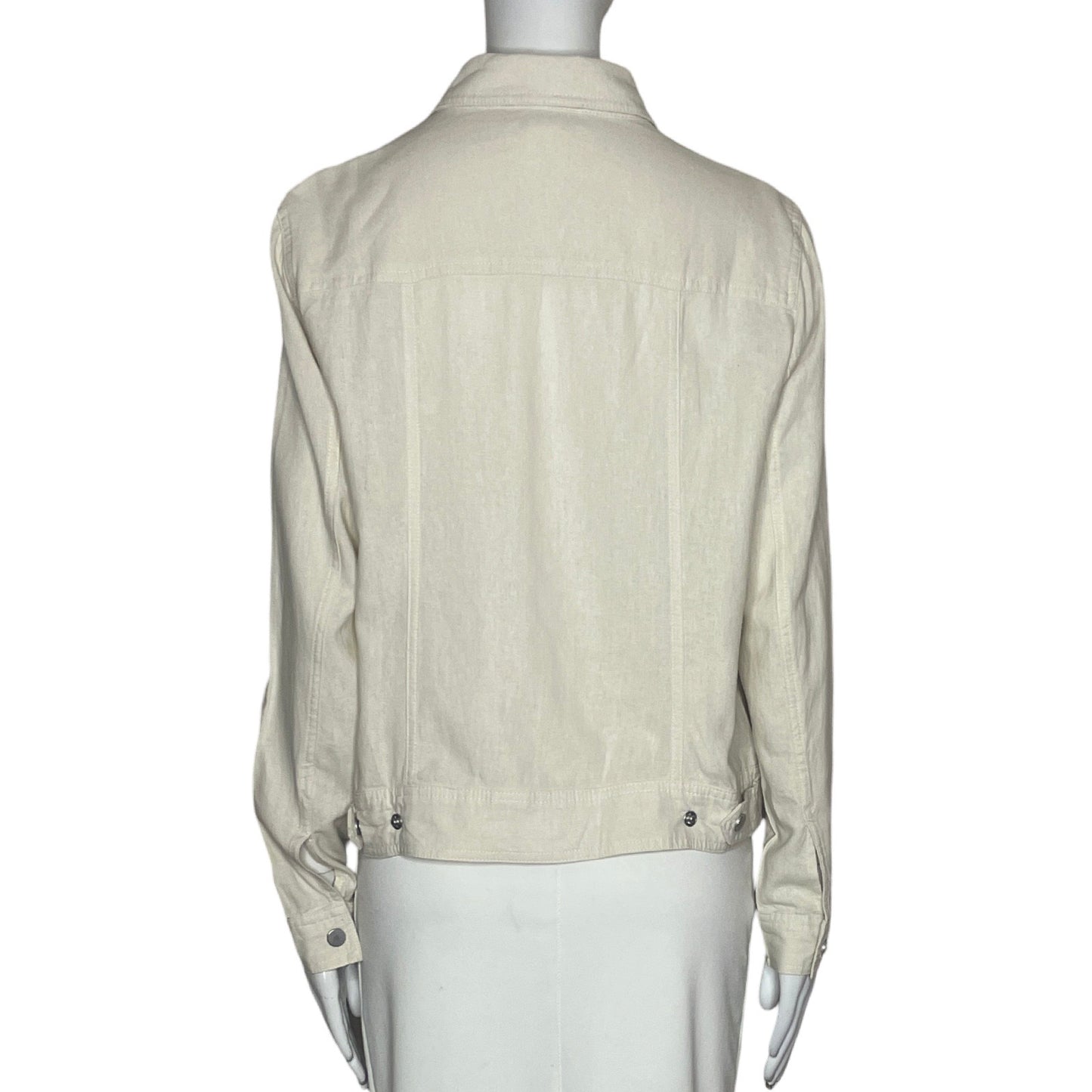 Chaqueta Rachel Zoe Bolsillos Beige-Talla S