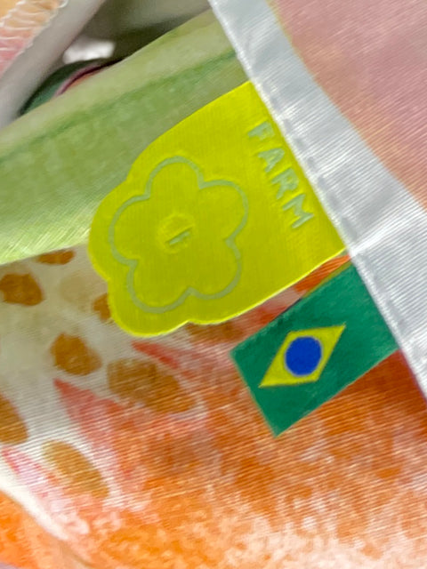 Falda Farm Rio Floral CrossBody Naranja-Talla S