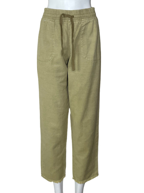 Pantalón Zara Casual Ajustable Marrón-Talla M