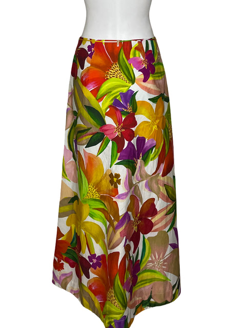 Falda Farm Rio Floral CrossBody Naranja-Talla S